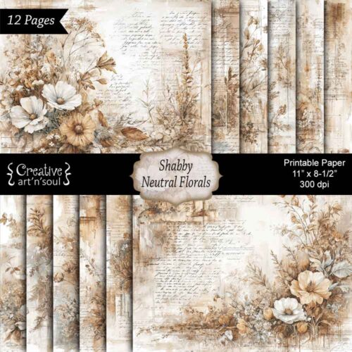 Printable Junk Journal Papers