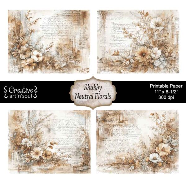 Printable Junk Journal Papers