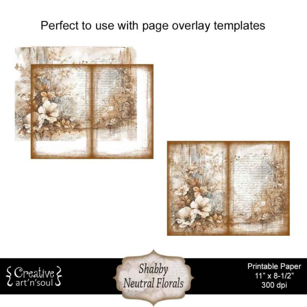Printable Junk Journal Papers