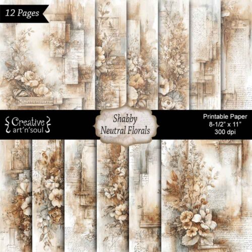 Printable Junk Journal Papers