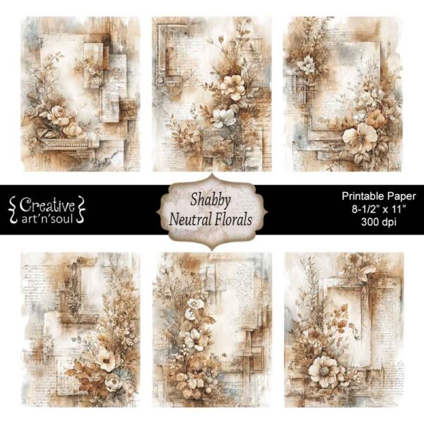 Printable Junk Journal Papers