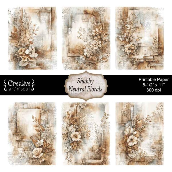 Printable Junk Journal Papers