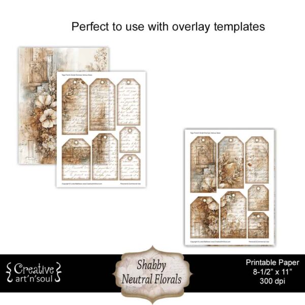 Printable Junk Journal Papers