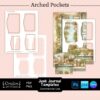 Printable Junk Journal Pocket Templates