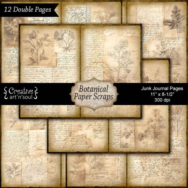 Printable Junk Journal Pages