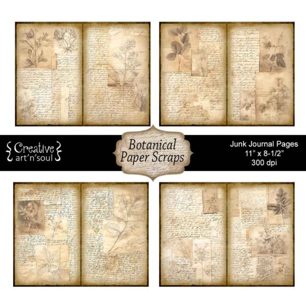 Printable Junk Journal Pages