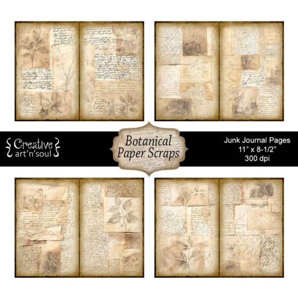 Printable Junk Journal Pages