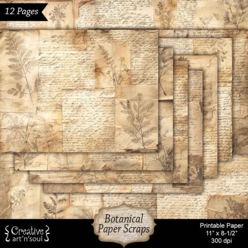 Printable Junk Journal Papers