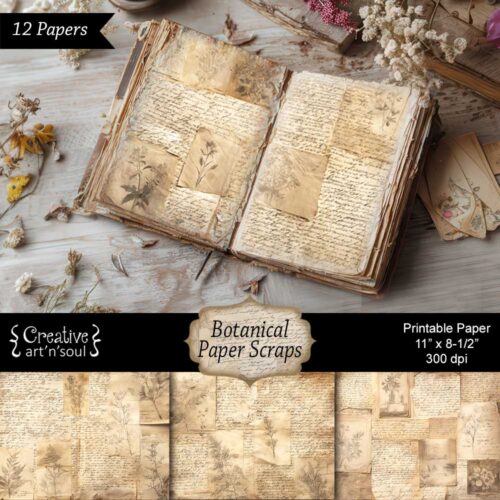Printable Junk Journal Papers