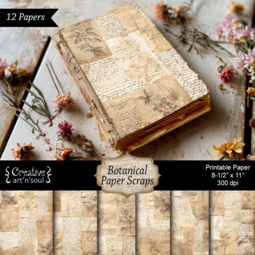 Printable Junk Journal Papers
