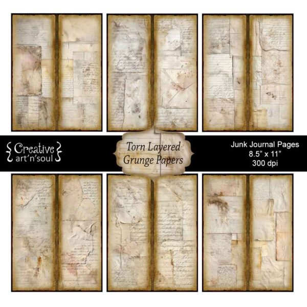 Printable Junk Journal Pages