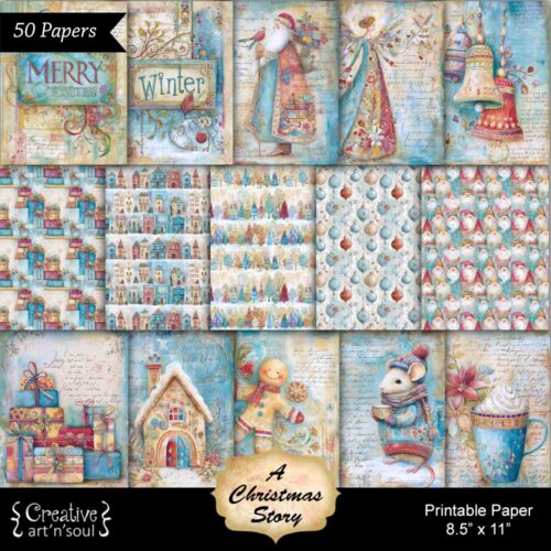 Printable Junk Journal Papers