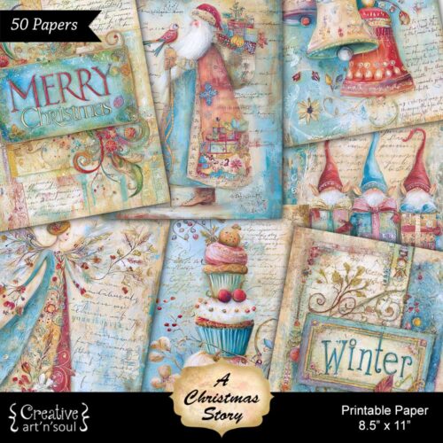 Printable Junk Journal Papers