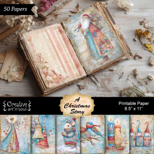 Printable Junk Journal Papers