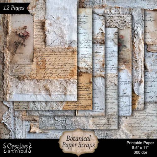 Printable Junk Journal Papers
