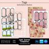 Printable Junk Journal Tag Templates