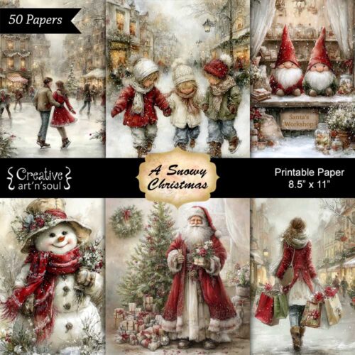 Printable Junk Journal Papers