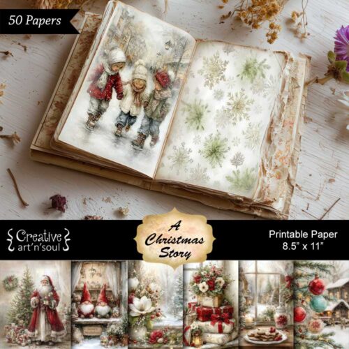 Printable Junk Journal Papers