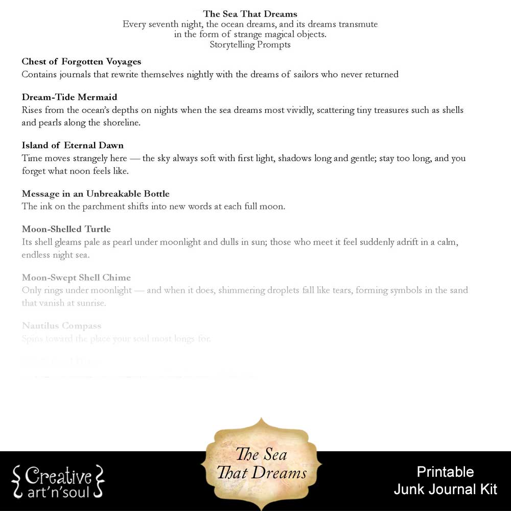 Printable Junk Journal Printable Junk Journal