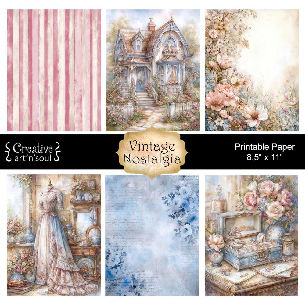 Printable Junk Journal Papers Printable Junk Journal Papers