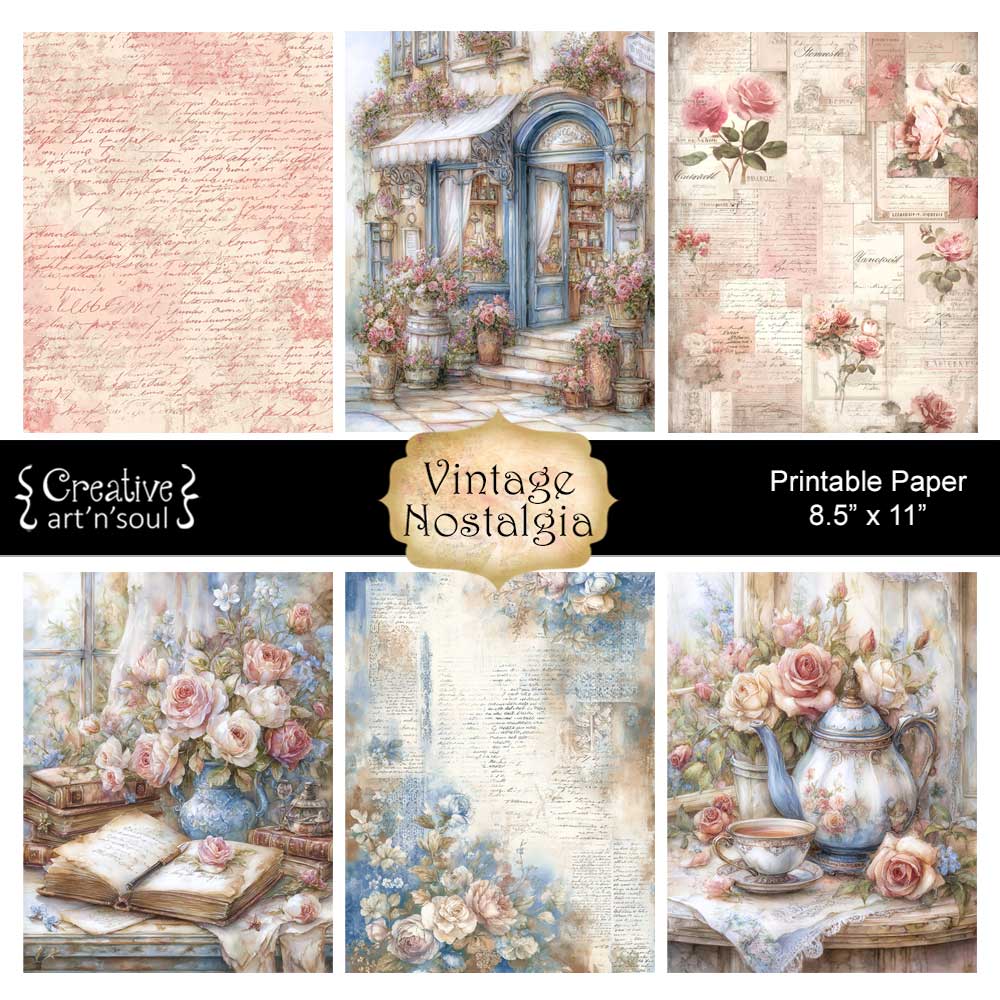 Printable Junk Journal Papers Printable Junk Journal Papers