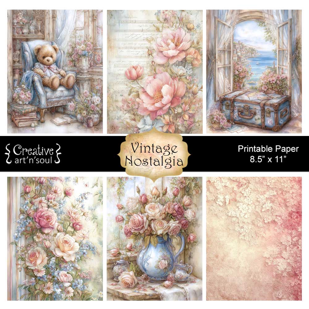 Printable Junk Journal Papers Printable Junk Journal Papers