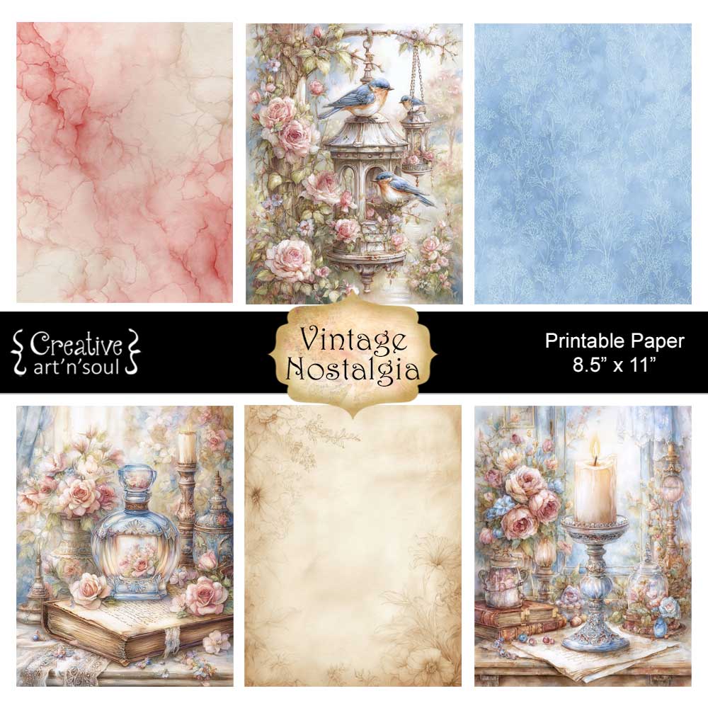 Printable Junk Journal Papers Printable Junk Journal Papers