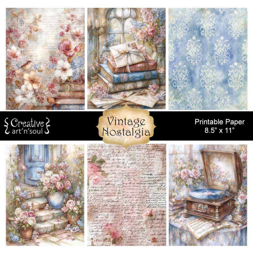 Printable Junk Journal Papers Printable Junk Journal Papers