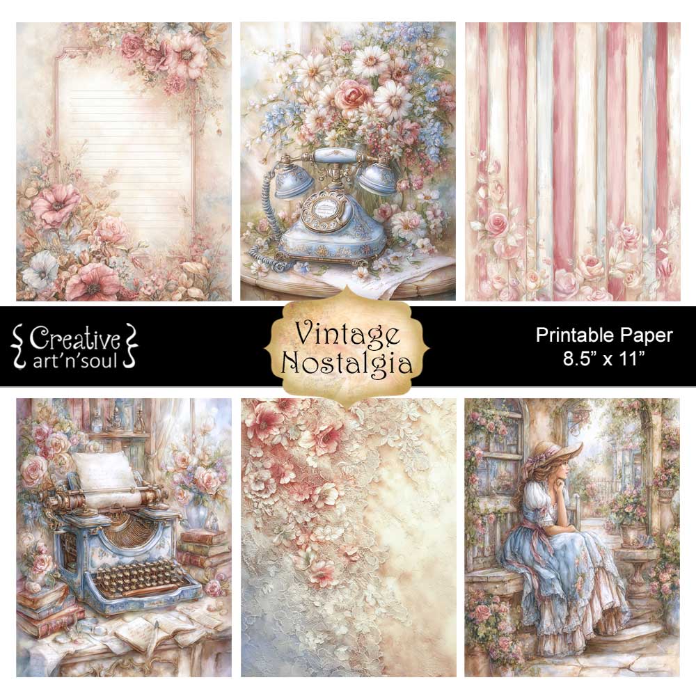 Printable Junk Journal Papers Printable Junk Journal Papers