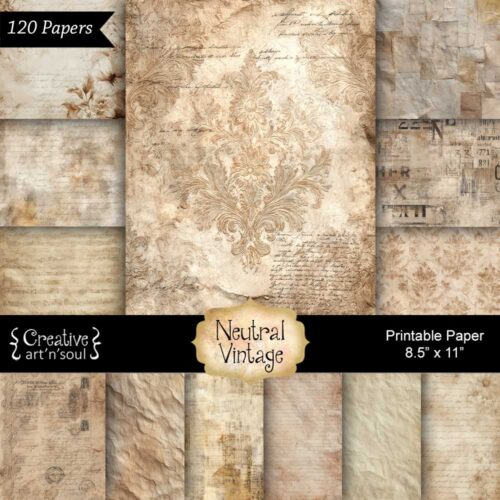 Printable Junk Journal Paper