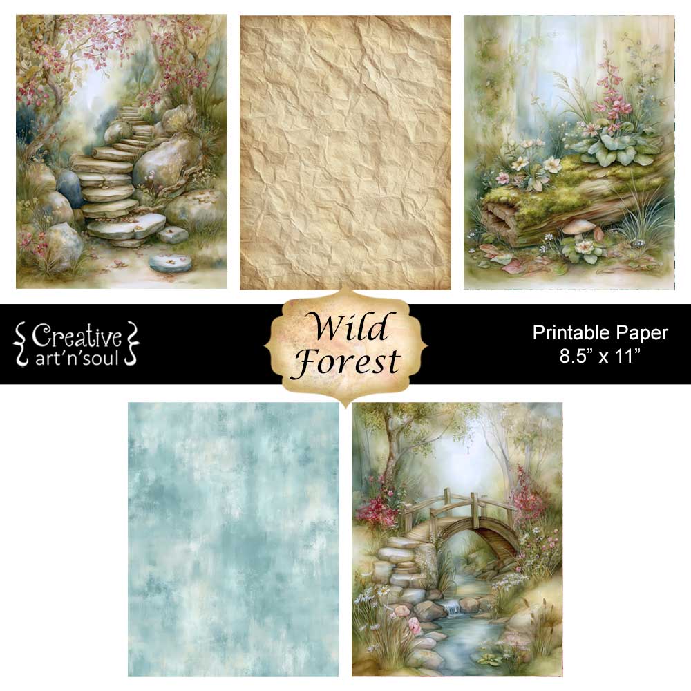 Printable Junk Journal Papers Printable Junk Journal Papers