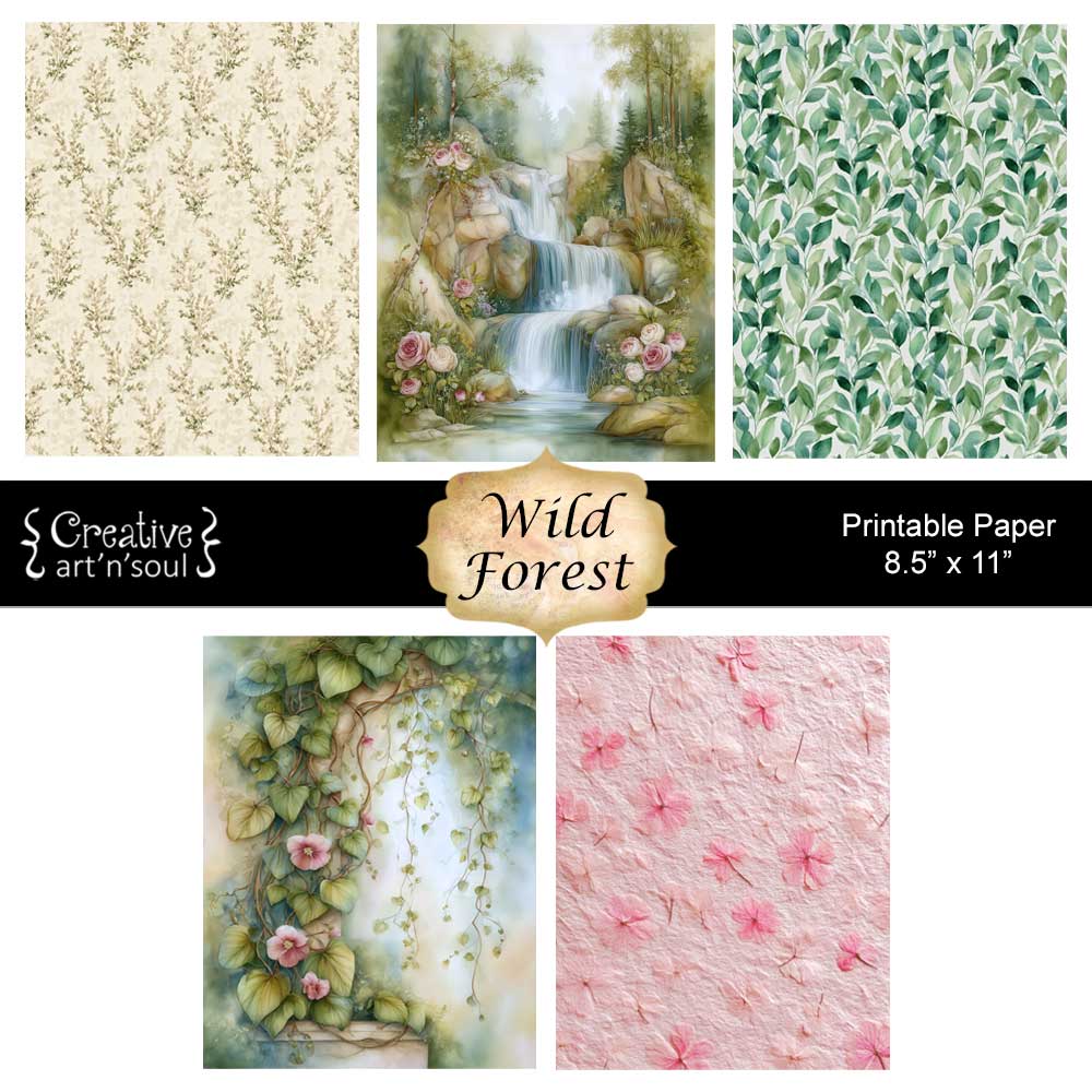 Printable Junk Journal Papers Printable Junk Journal Papers