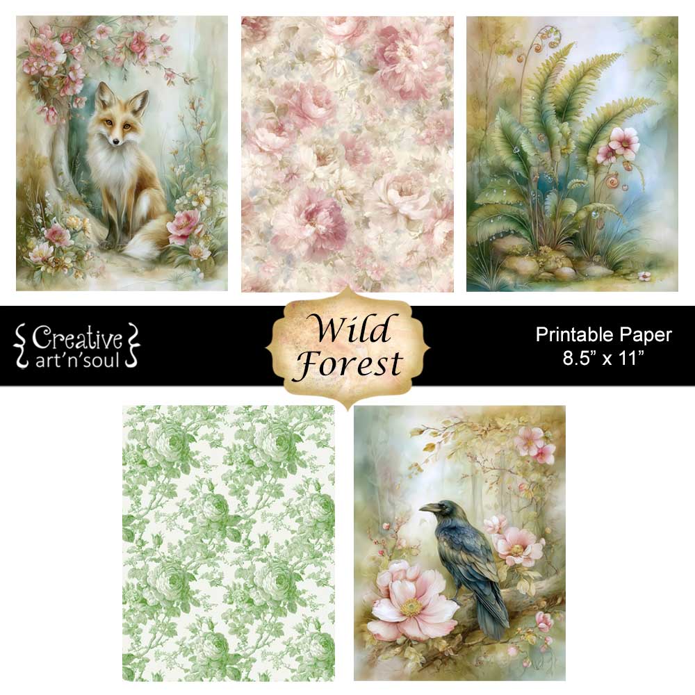 Printable Junk Journal Papers Printable Junk Journal Papers