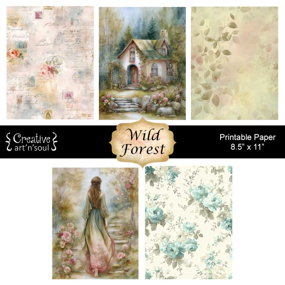 Printable Junk Journal Papers Printable Junk Journal Papers