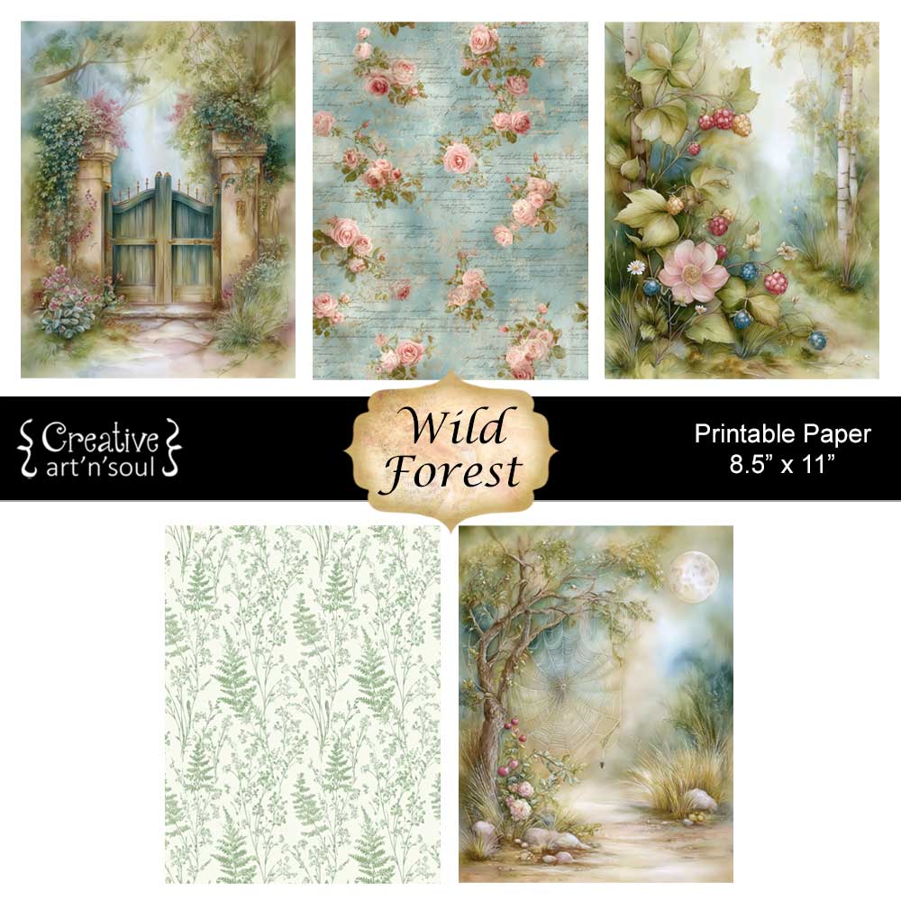 Printable Junk Journal Papers Printable Junk Journal Papers