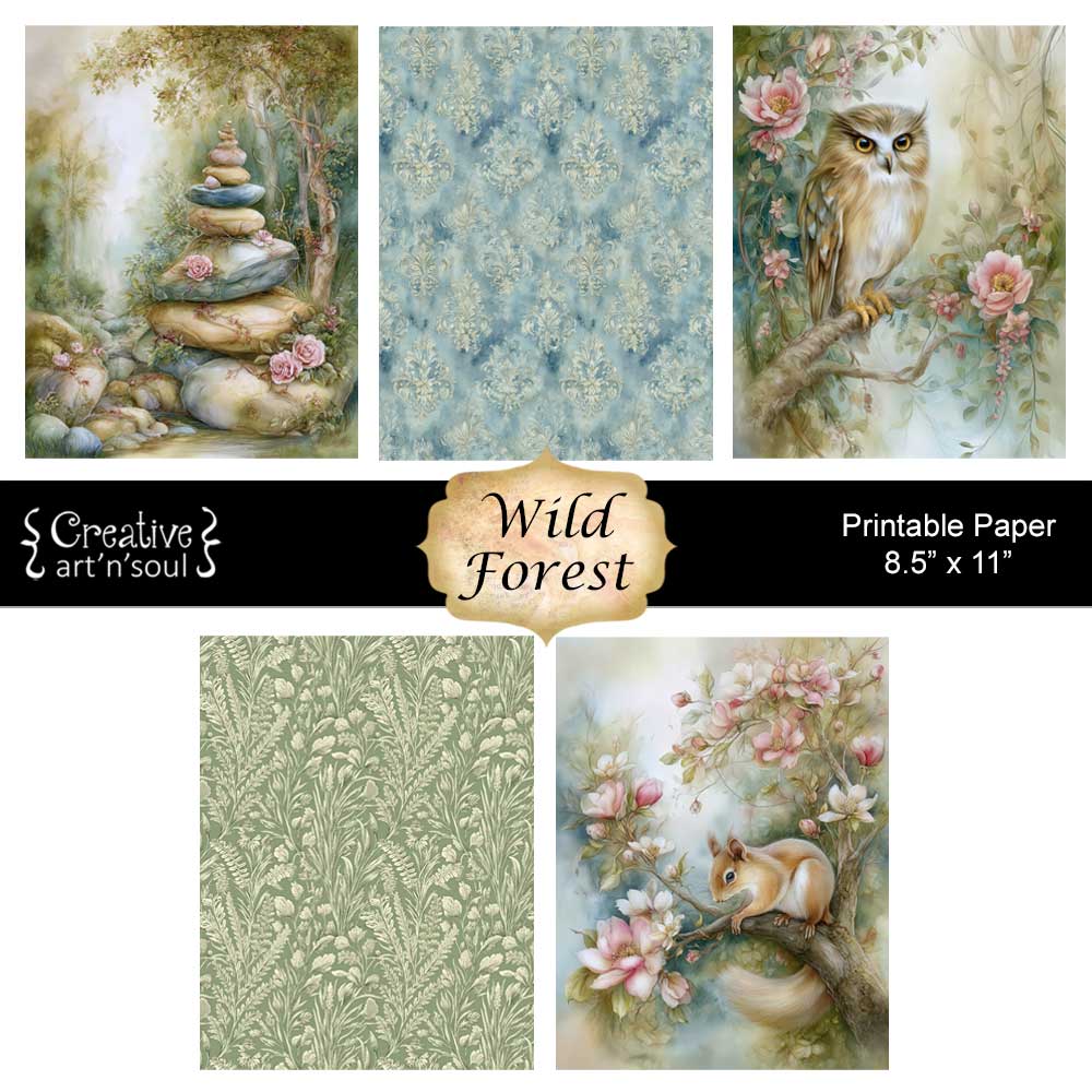 Printable Junk Journal Papers Printable Junk Journal Papers