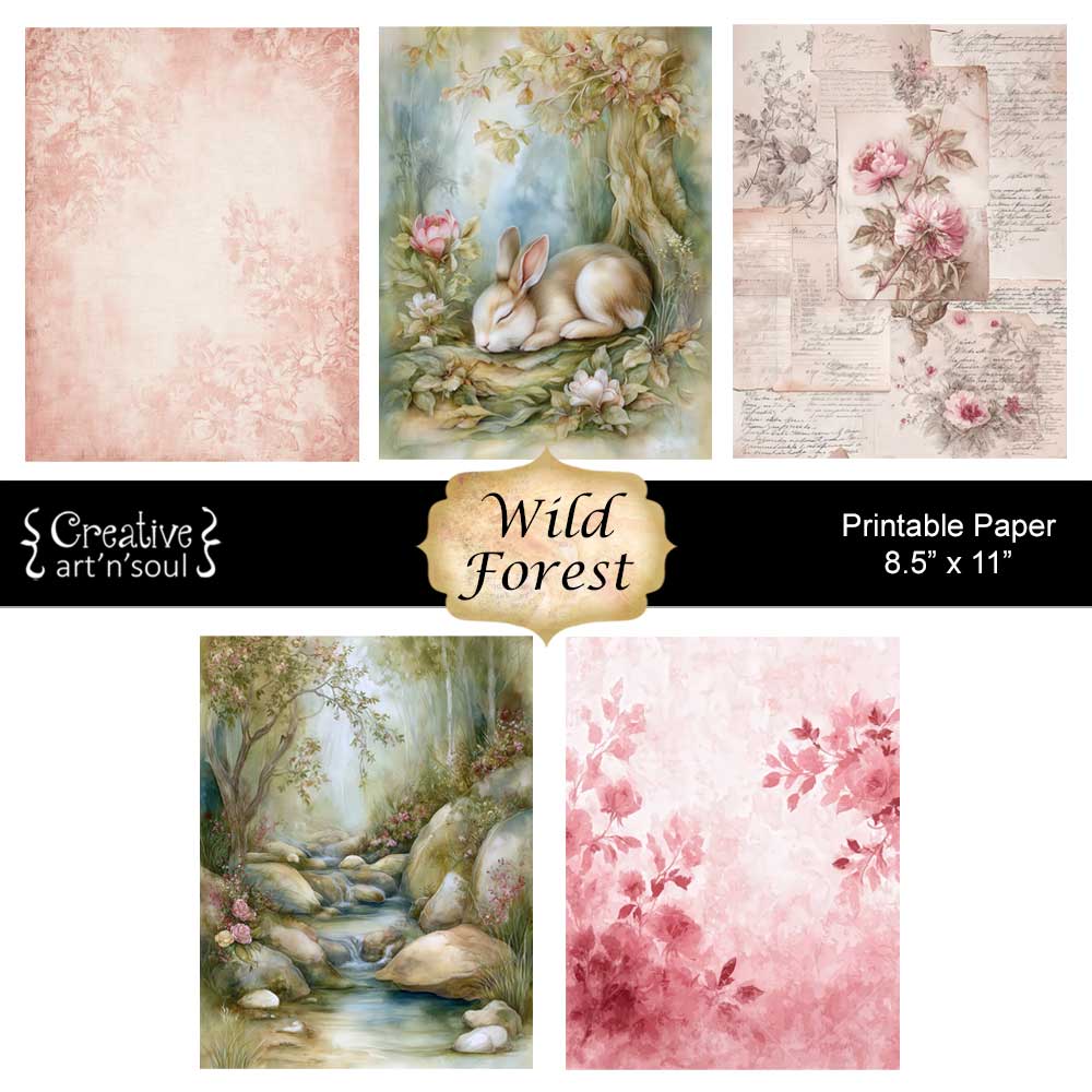 Printable Junk Journal Papers Printable Junk Journal Papers