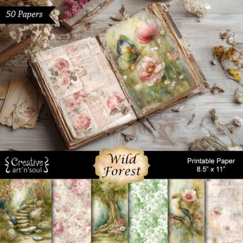 Printable Junk Journal Papers
