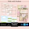 Printable Junk Journal Folio Template