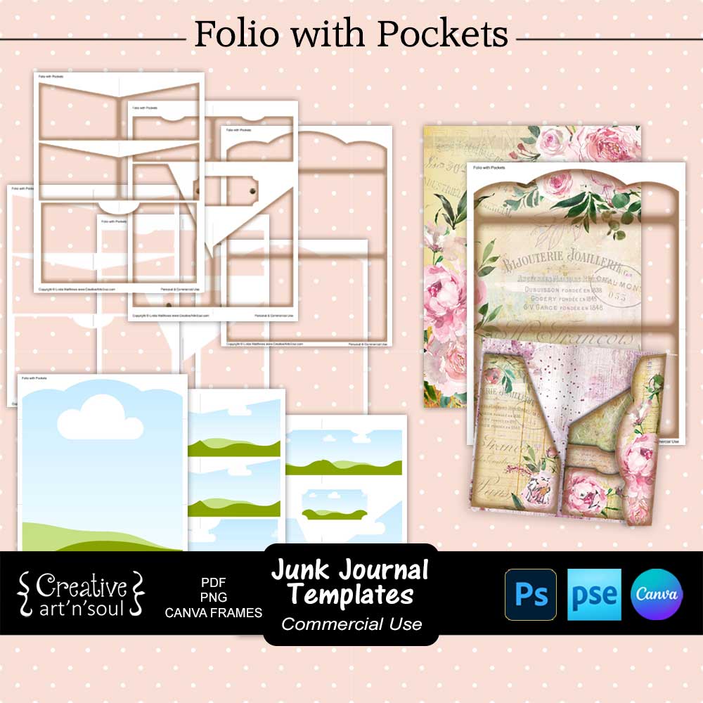 Junk Journal Folio with Pockets Tutorial