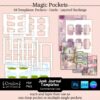 Junk Journal Pocket Templates