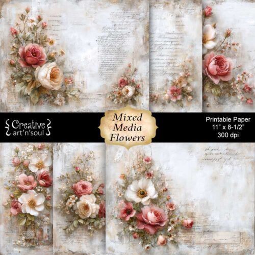 Printable Junk Journal Papers