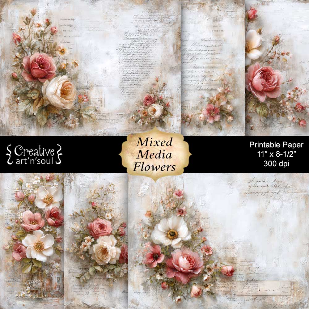 Printable Junk Journal Papers Printable Junk Journal Papers