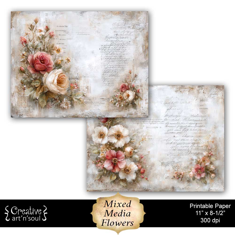 Printable Junk Journal Papers Printable Junk Journal Papers