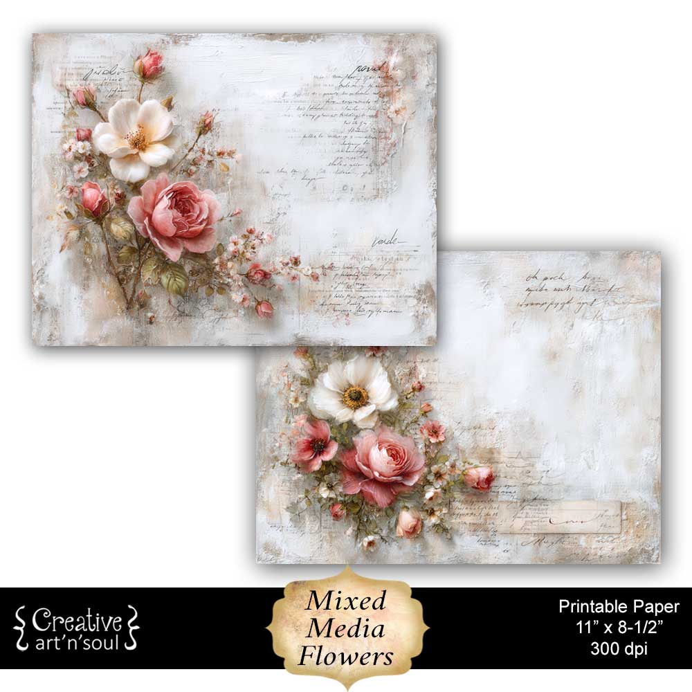 Printable Junk Journal Papers Printable Junk Journal Papers
