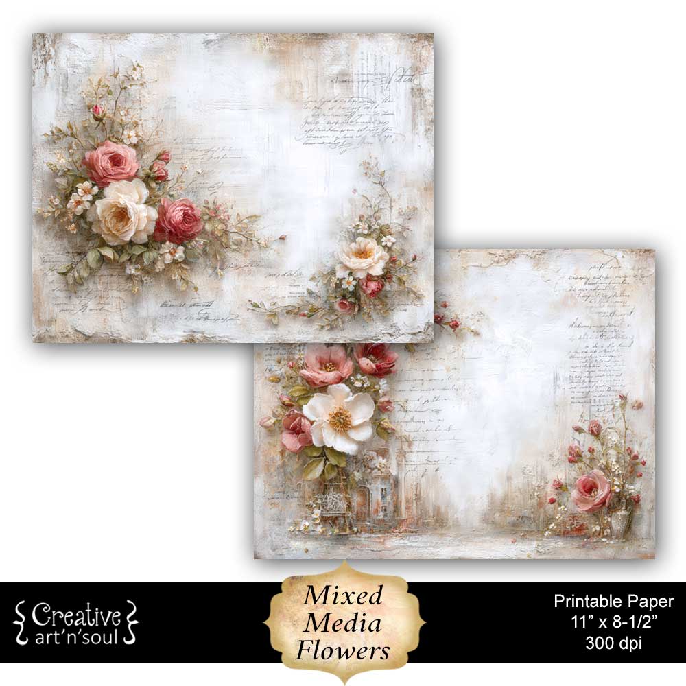 Printable Junk Journal Papers Printable Junk Journal Papers
