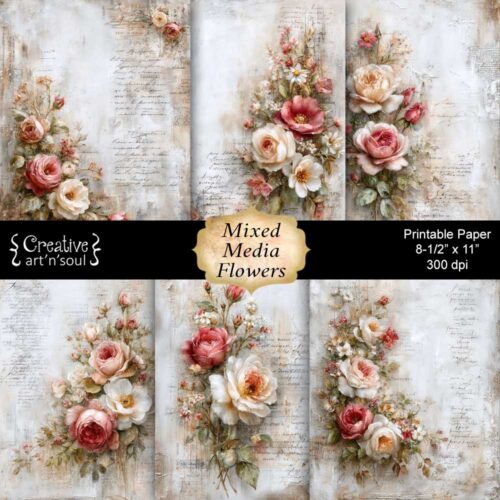 Printable Junk Journal Papers