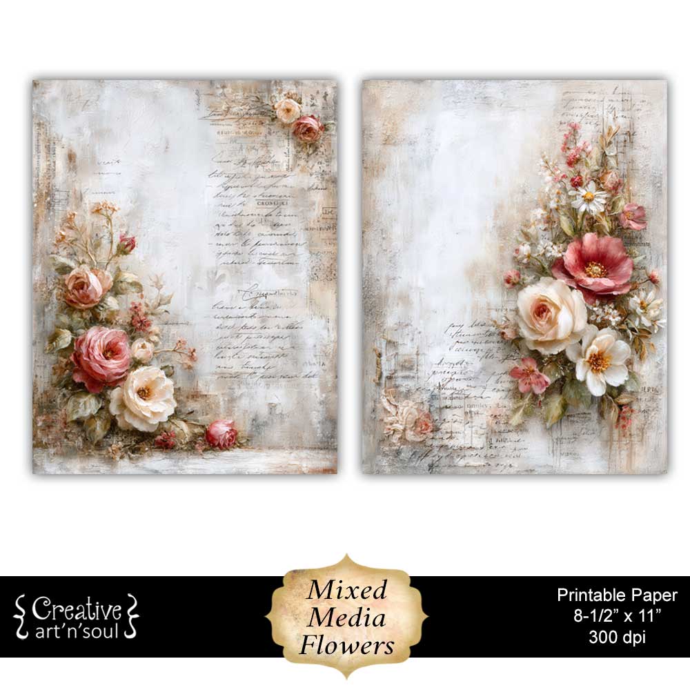 Printable Junk Journal Papers Printable Junk Journal Papers