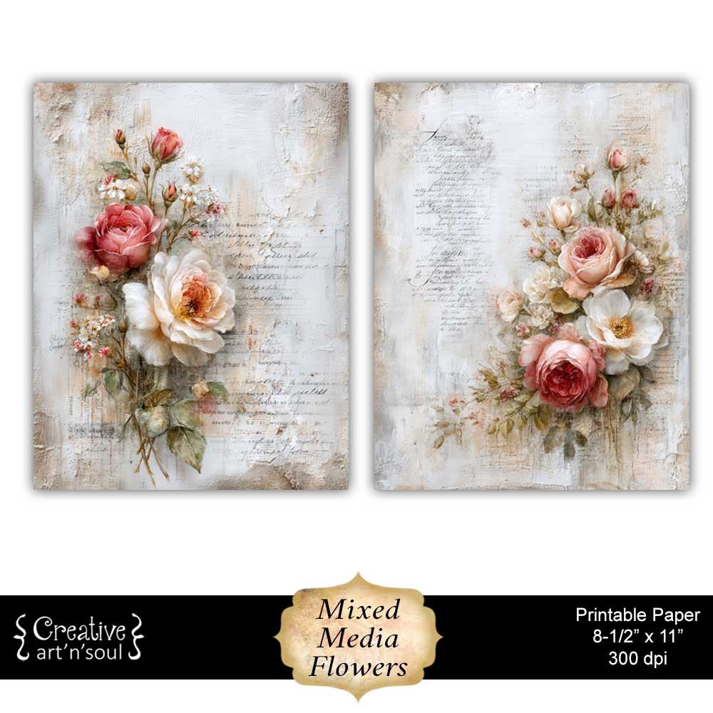 Printable Junk Journal Papers Printable Junk Journal Papers