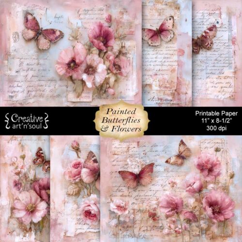 Printable Junk Journal Papers